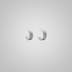 Earrings MOUSSE CIRCLES | BLUEBERRIES